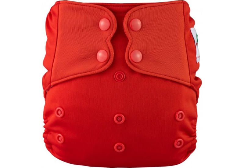 Elf diaper- Couvre-couche (TE2)- Rouge-snap